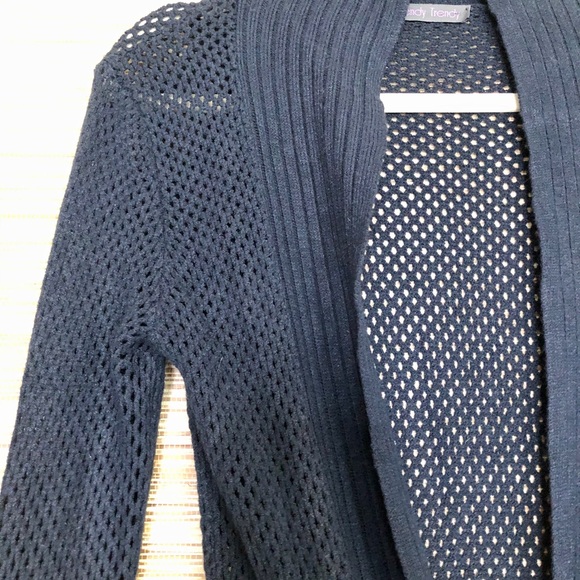 Navy Knit cardigan - Picture 3 of 4